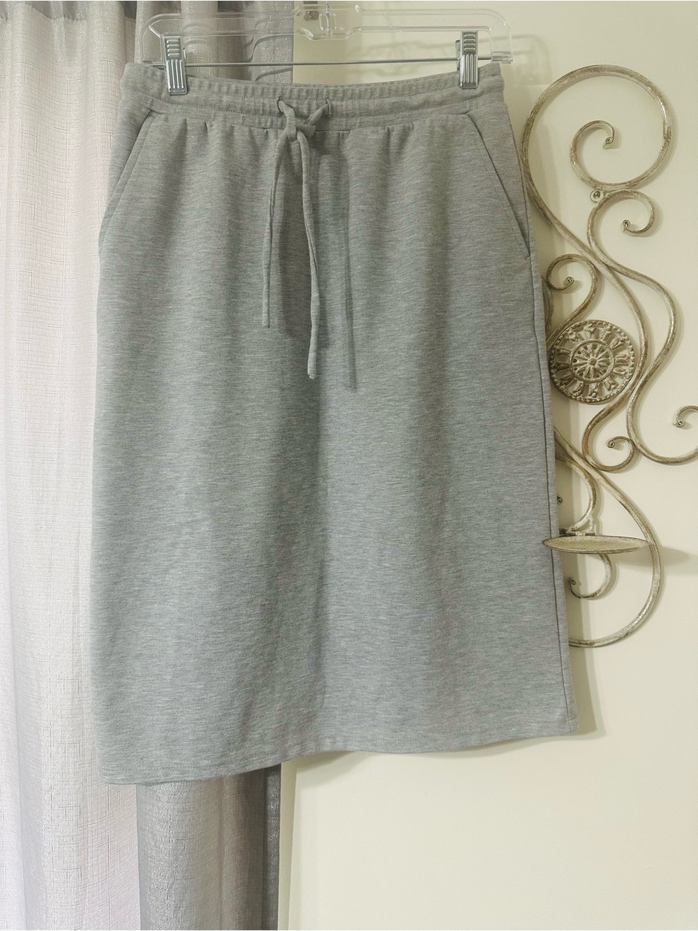 Inherit Grey Jordan Knit Midi skirt size Small
